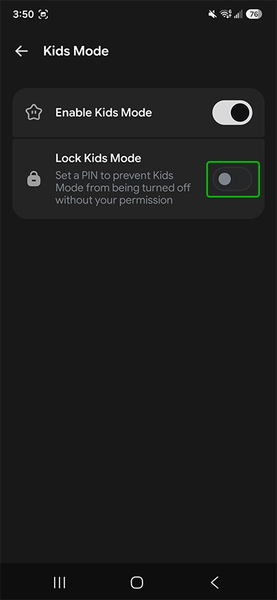Grok turn on PIN
